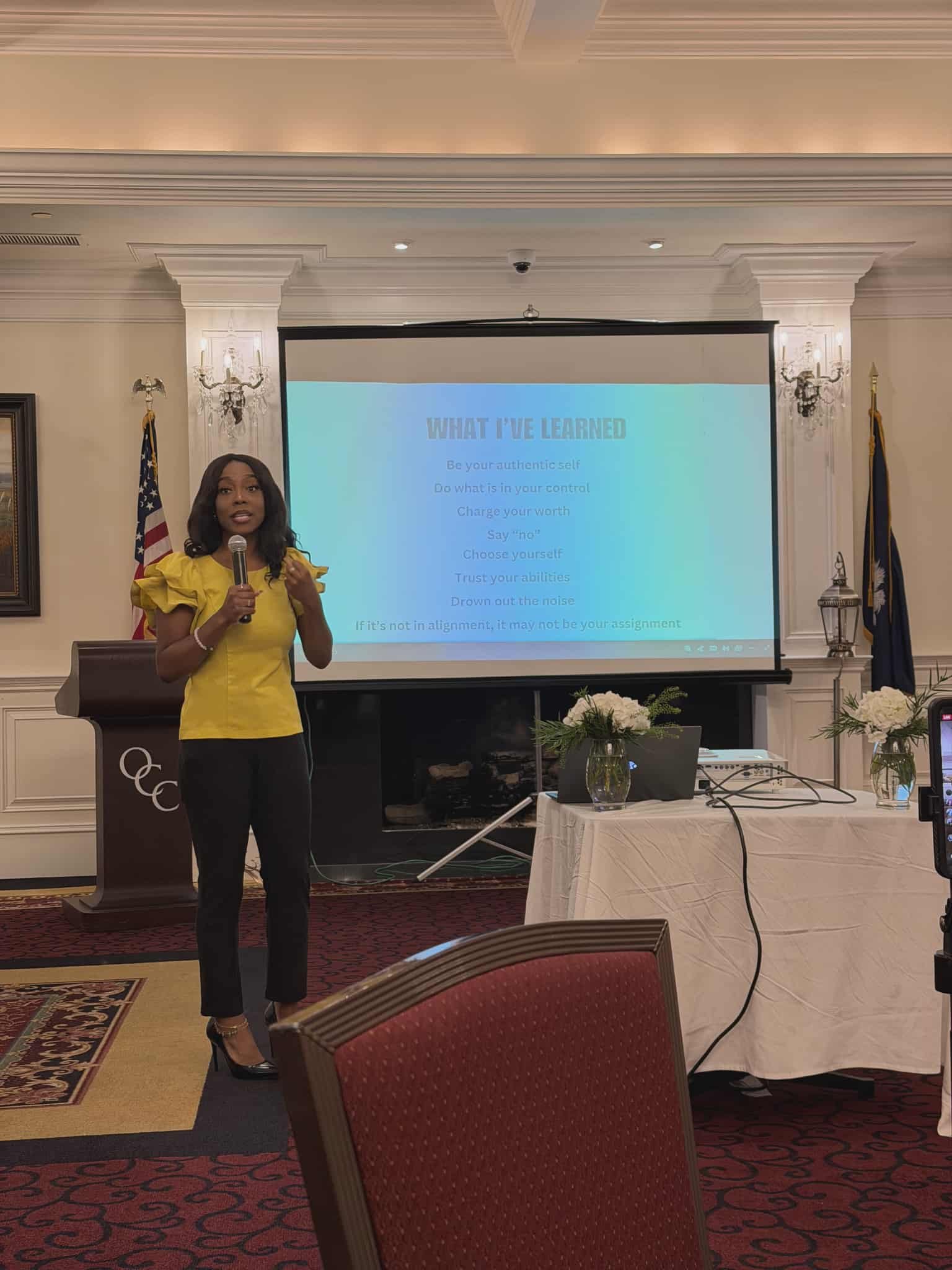 Speaker for Orangeburg Chamber of Commerce Luncheon 