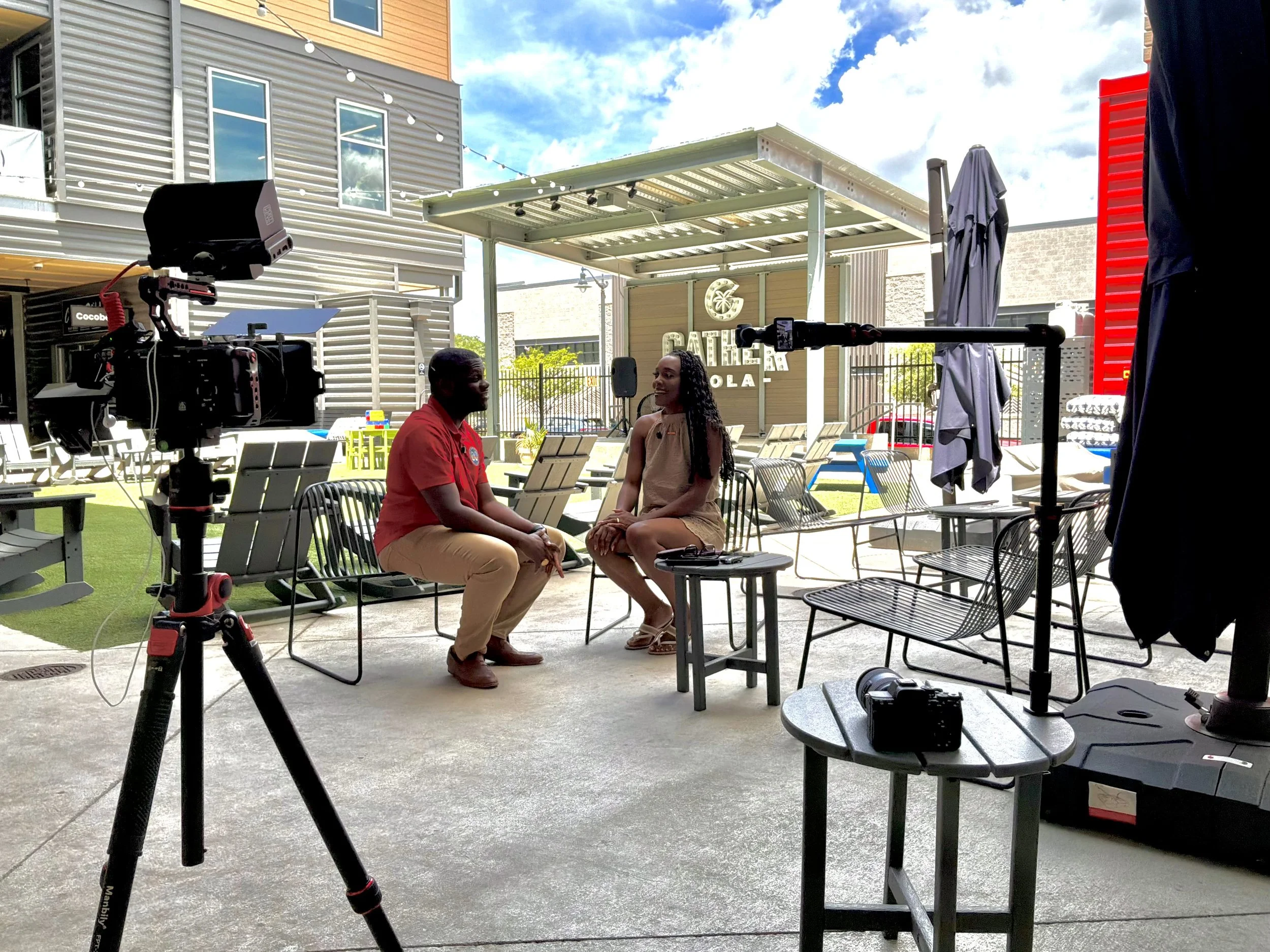 Shooting Content for Gather Columbia’s Juneteenth Celebration 