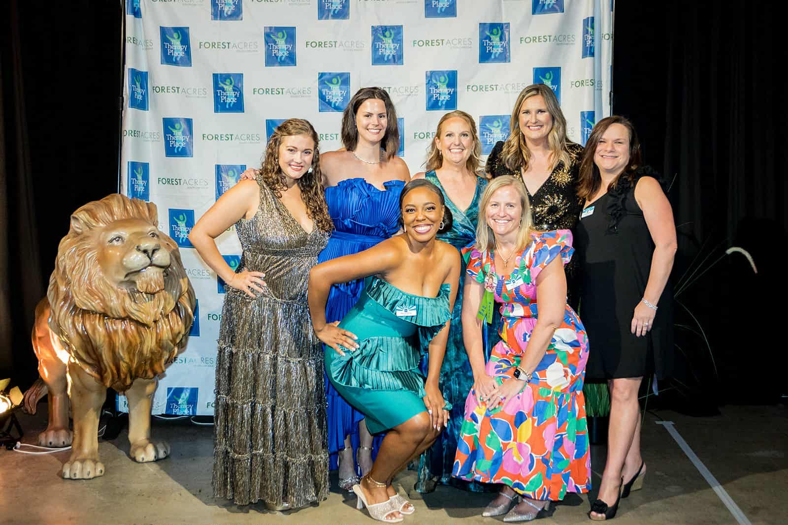 Posing with our lovely 2025 Board Members for the Therapy Place