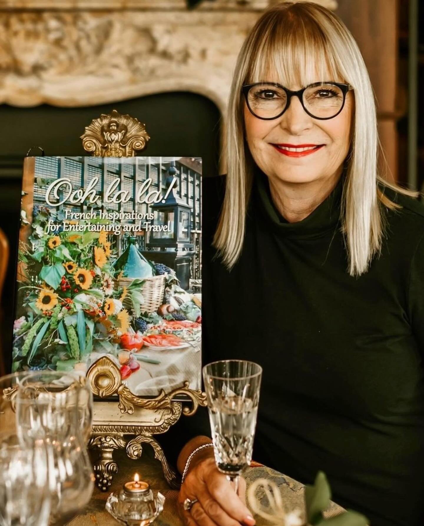 📣📕 SPECIAL EVENT TODAY AT THE MARKETPLACE!! Join us for a morning filled with great conversations and aromatic ☕️ with the remarkable Karen Allen, author of our favorite book of the year: &ldquo;Ooh la la! French Inspirations for Entertaining and T