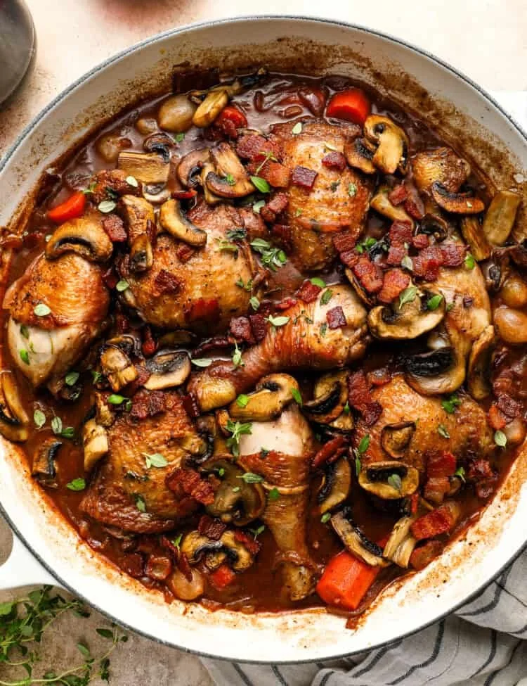 Bastille Day Dinner with the Family...Coq au Vin