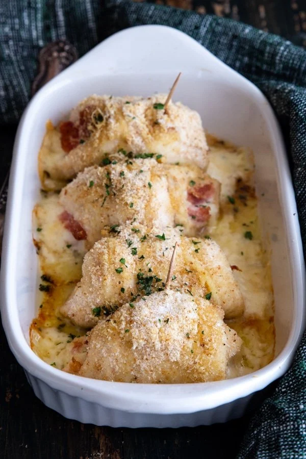 "Guest Chef Dinner" with the Family...Chicken Gratin Rolls