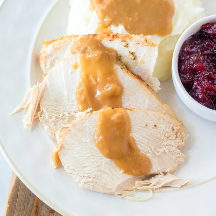 Sunday Supper..Roasted + Sliced Turkey Breast