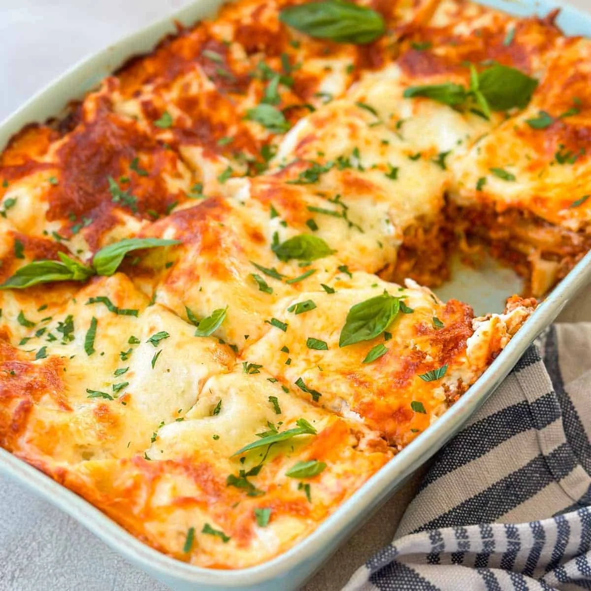 Dinner with the Family...Italian Bolognese Lasagna