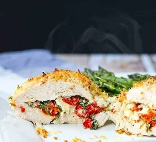 Dinner with the Family...Stuffed Chicken Breast