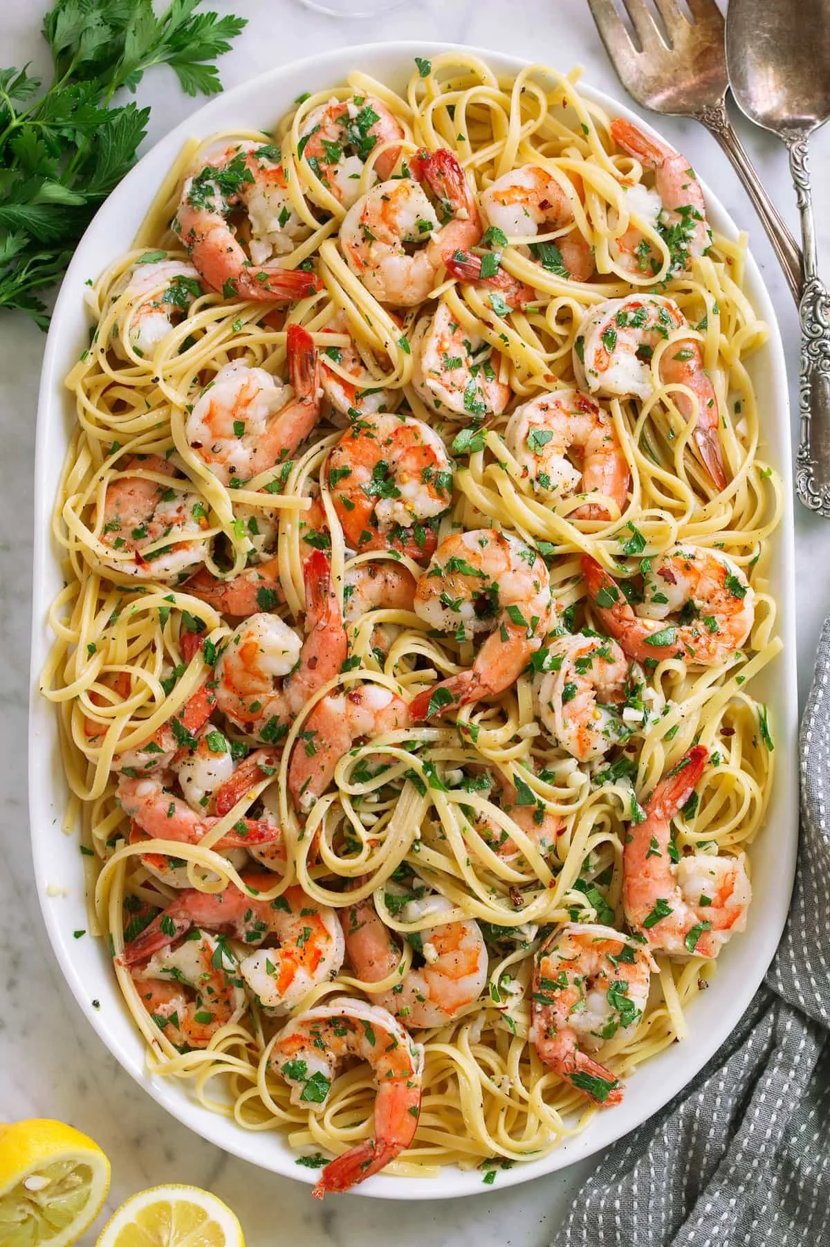 Dinner with the Family...Shrimp Scampi