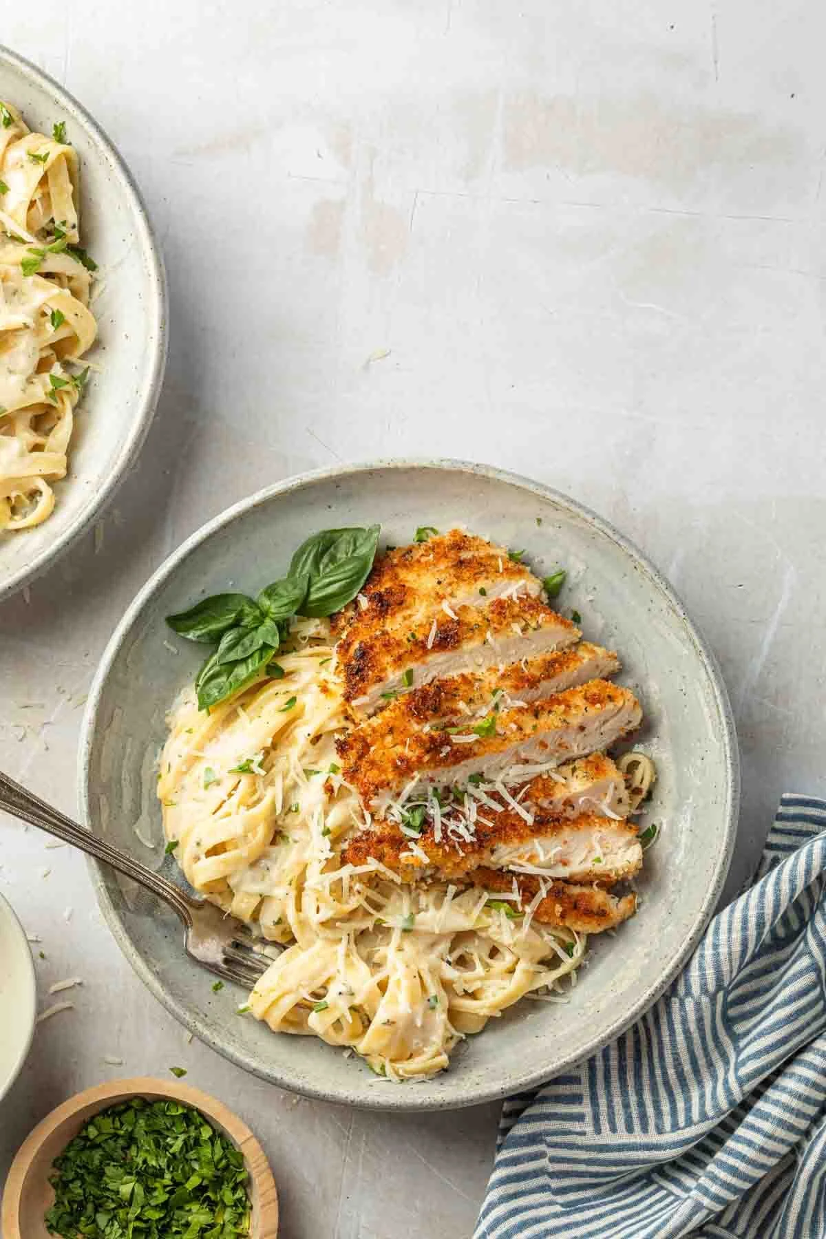 Dinner with the Family...Parmesan Crusted Chicken Breast