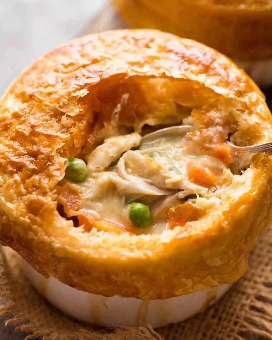 Dinner with the Family...Homemade Chicken Pot Pie