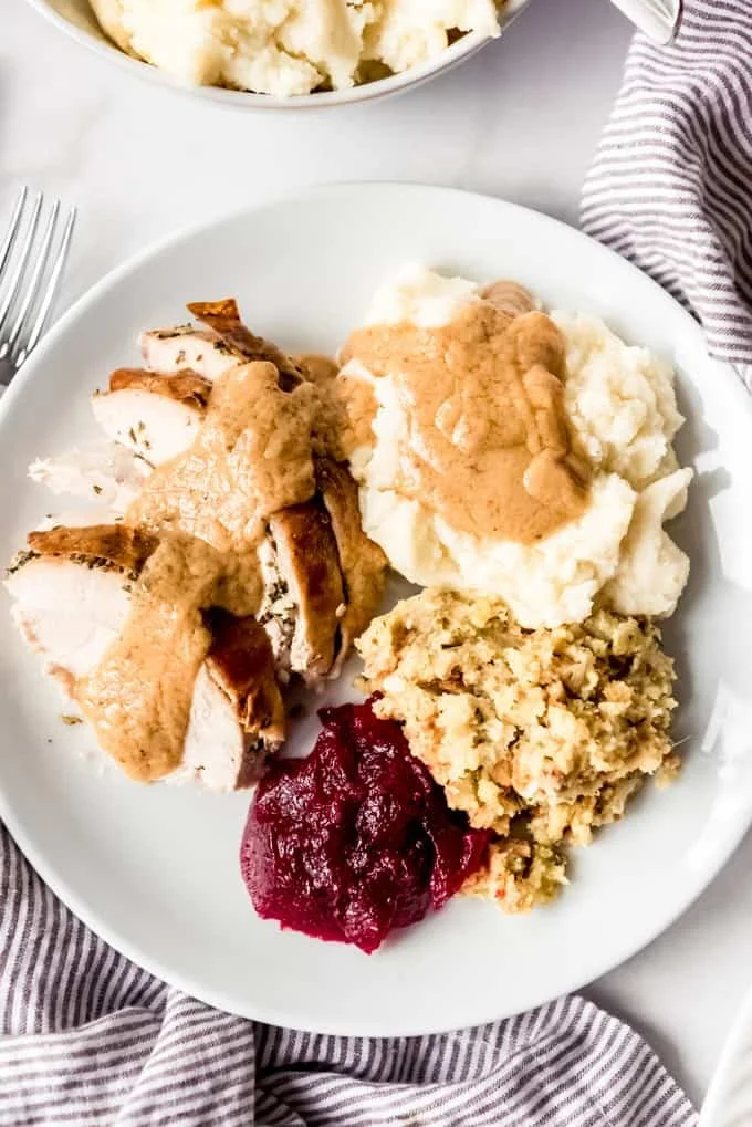 Dinner with the Family...Homemade Turkey Dinner