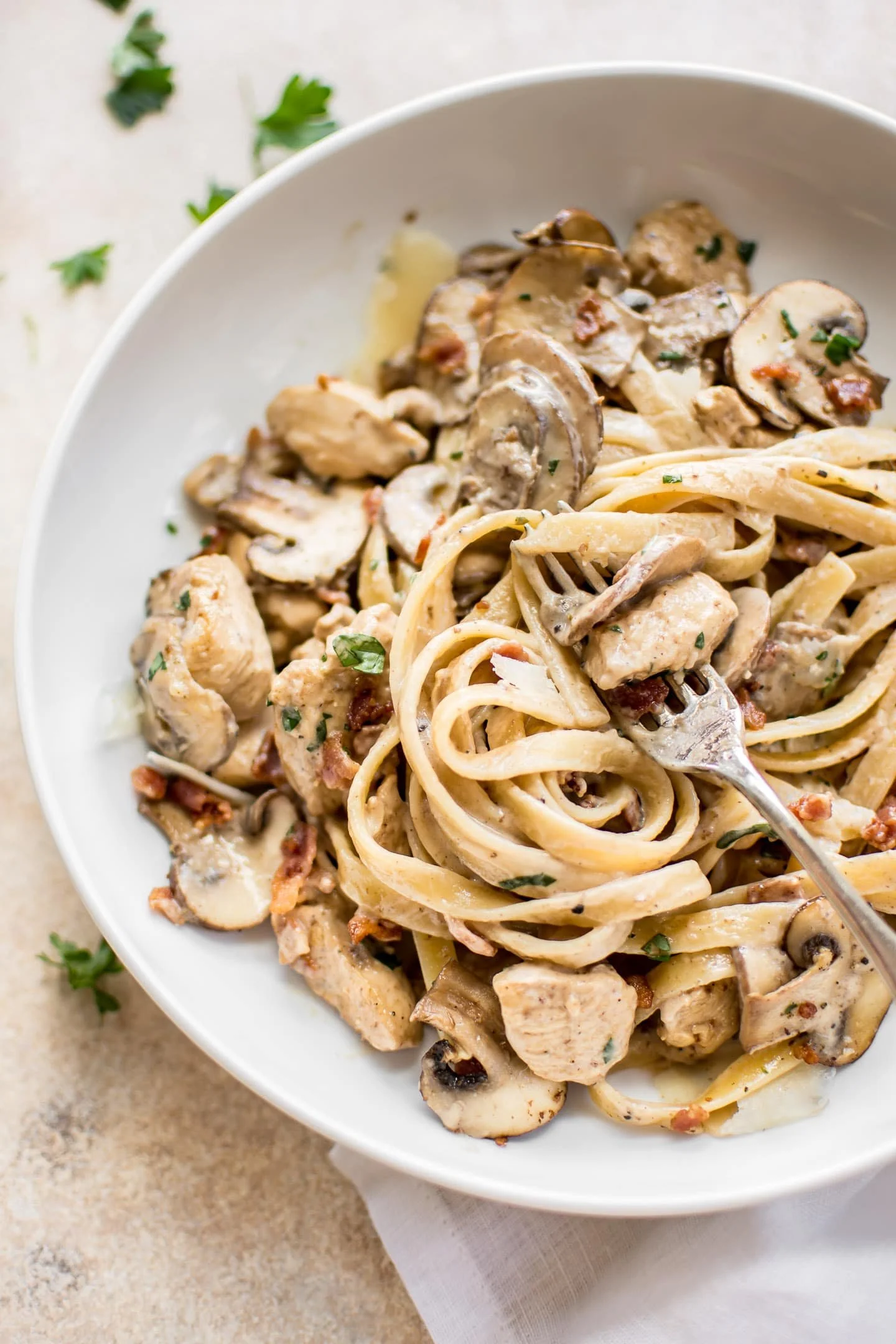 "Guest Chef Dinner" with the Family...Creamy Chicken Pasta