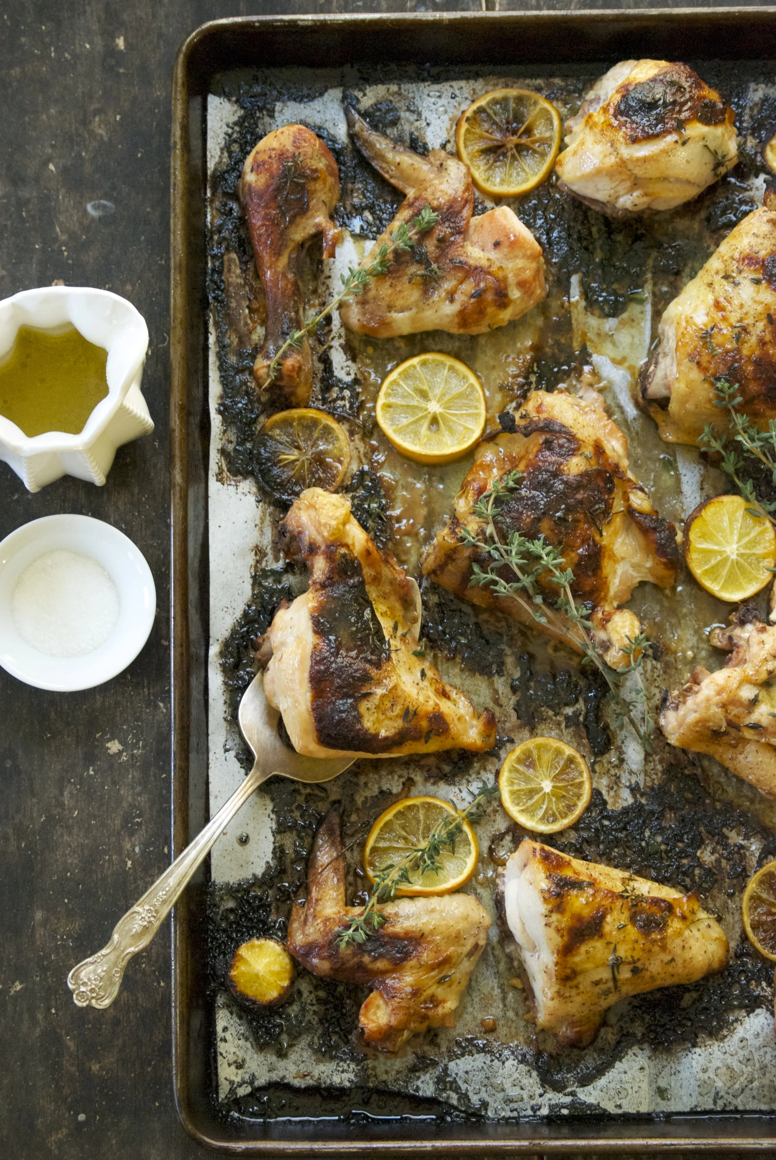 Sunday Supper...Lemon and Thyme Roasted Chicken