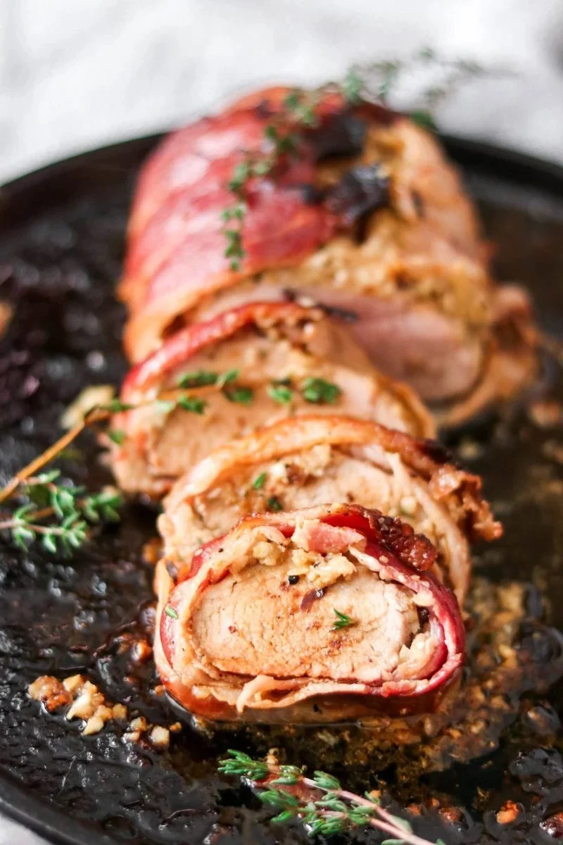 Dinner with the Family...Bacon Wrapped Pork Tenderloin