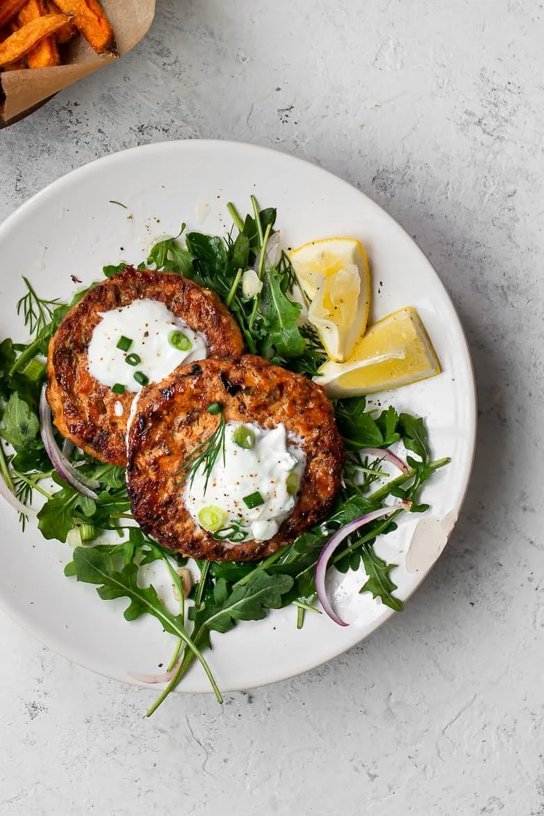 Dinner with the Family...Fresh Salmon Cakes