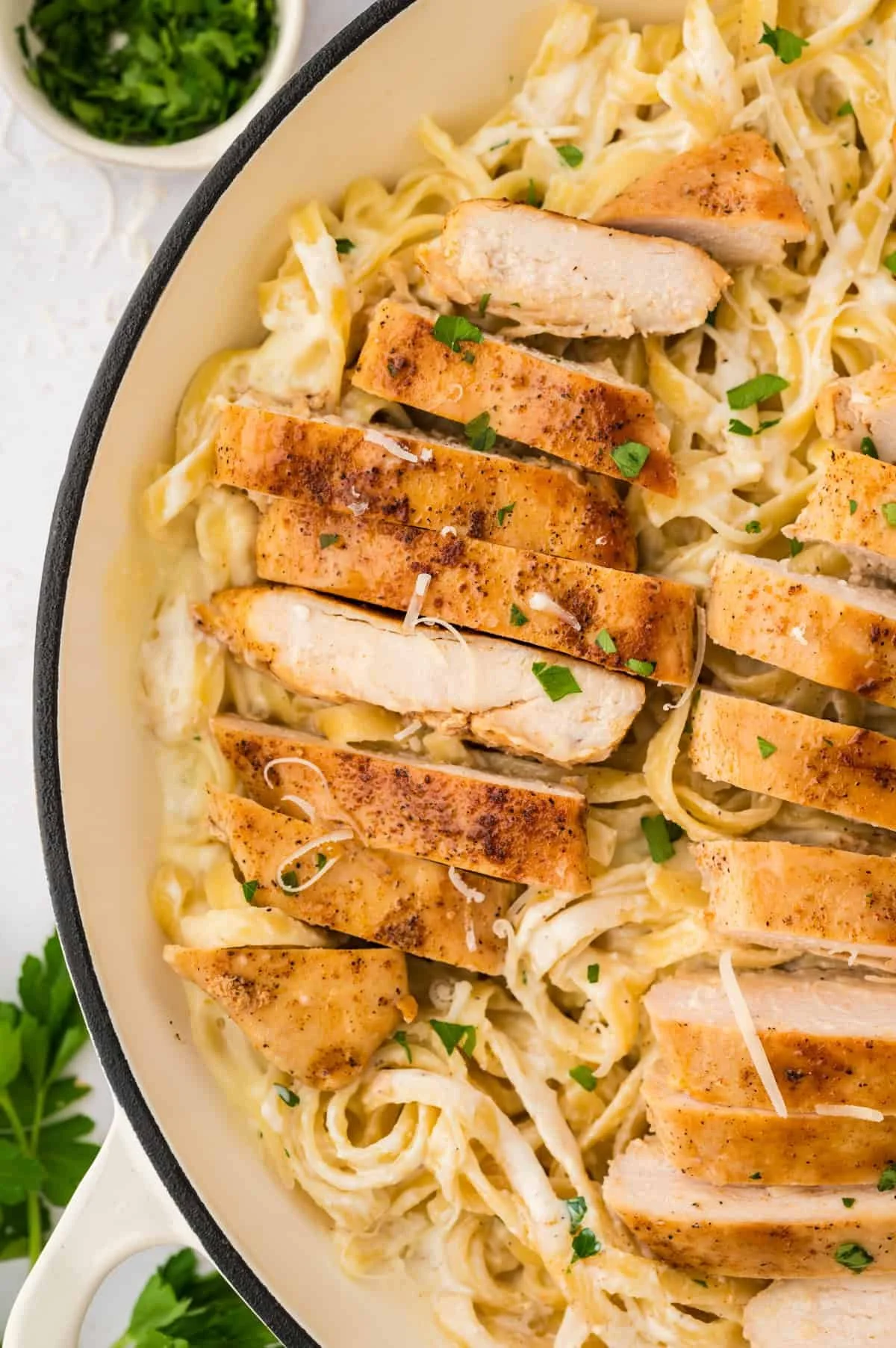 Dinner with the Family...Chicken Alfredo