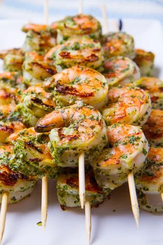 Cinco de Mayo Dinner with the Family...Grilled Shrimp Skewers