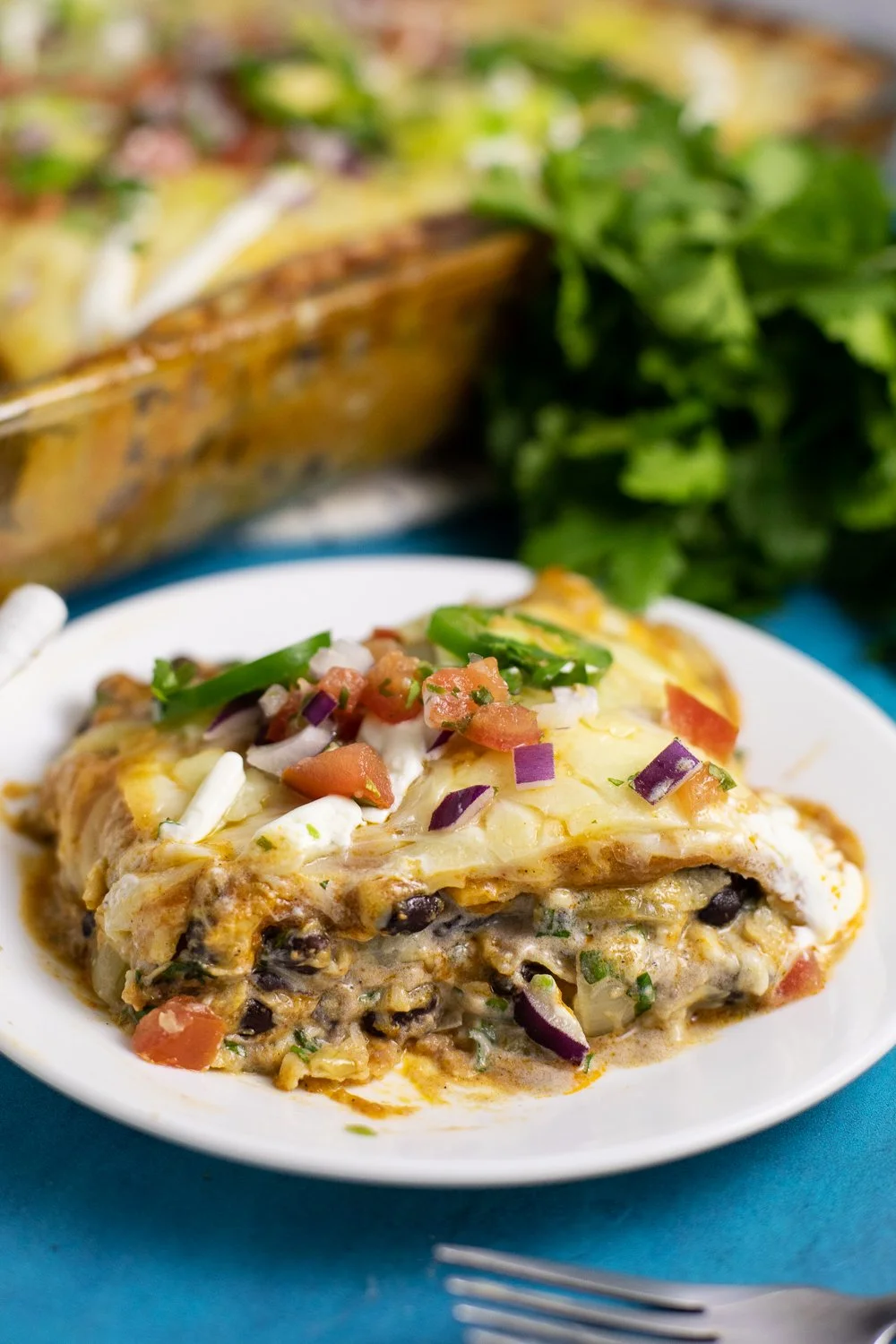 Dinner To Go...Green Chili and Short Rib Enchilada Casserole