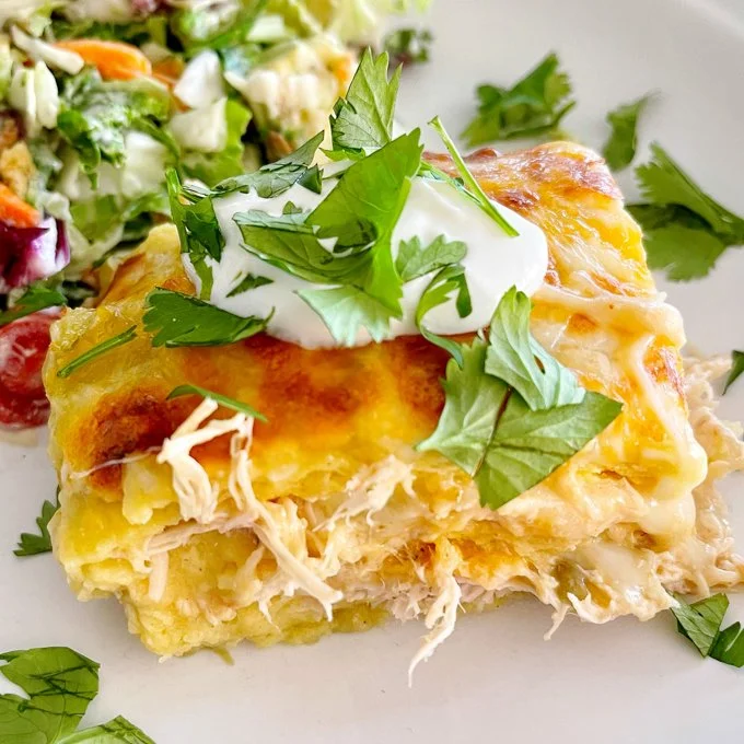 Dinner To Go...Chicken Enchilada Casserole