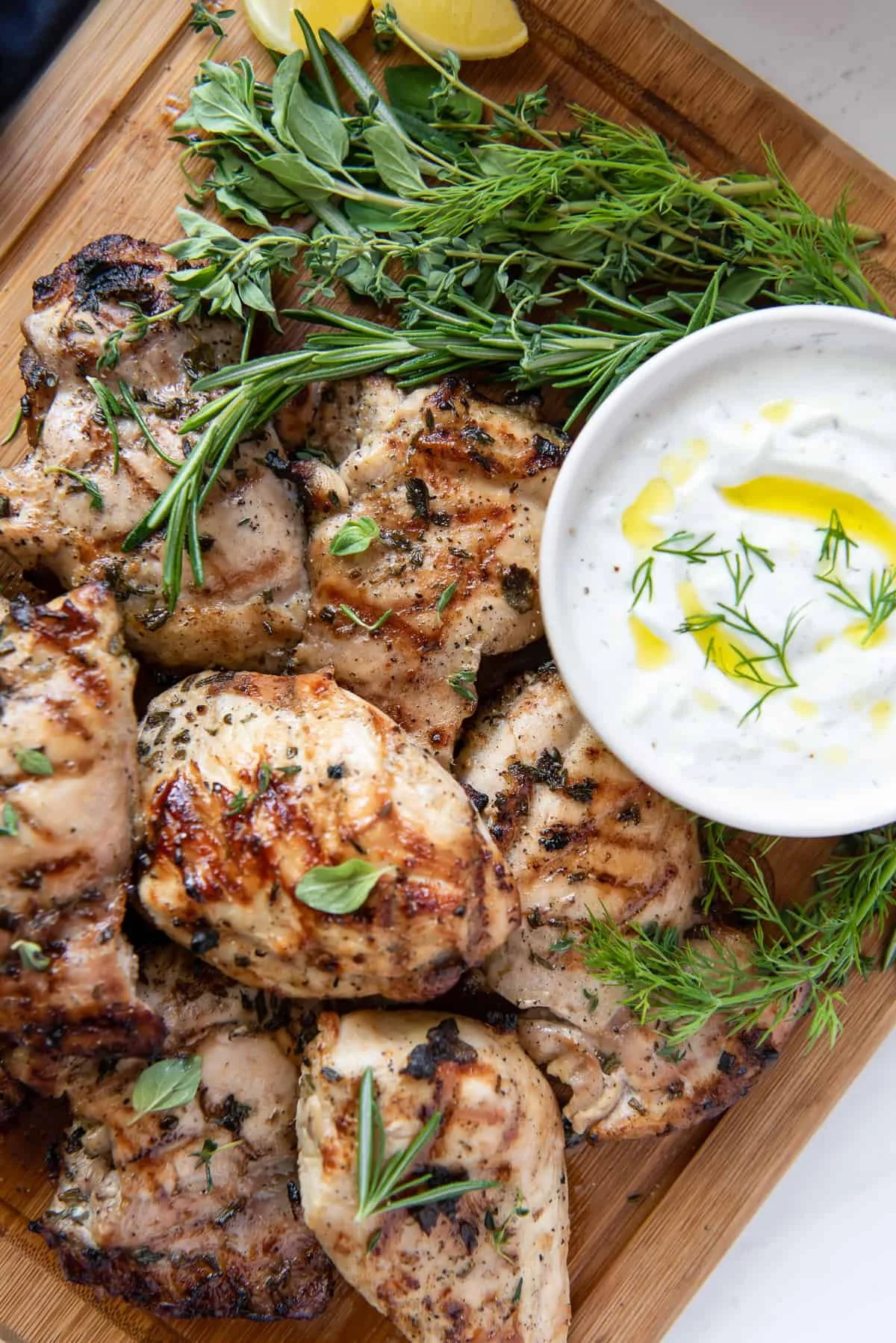 Dinner To Go...Grilled Chicken Thighs