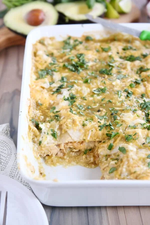 Dinner To Go...Chicken Enchilada Casserole