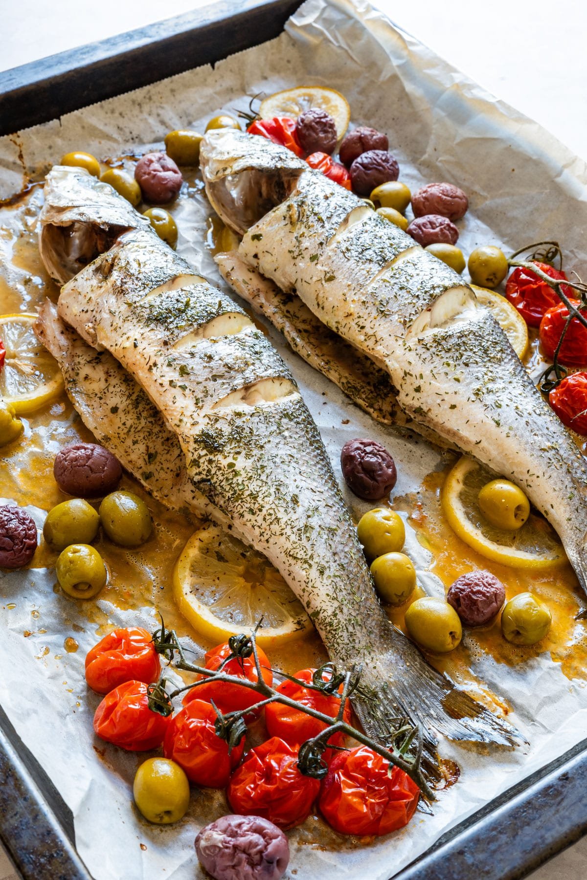 Dinner To Go...Mediterranean-Style Branzino