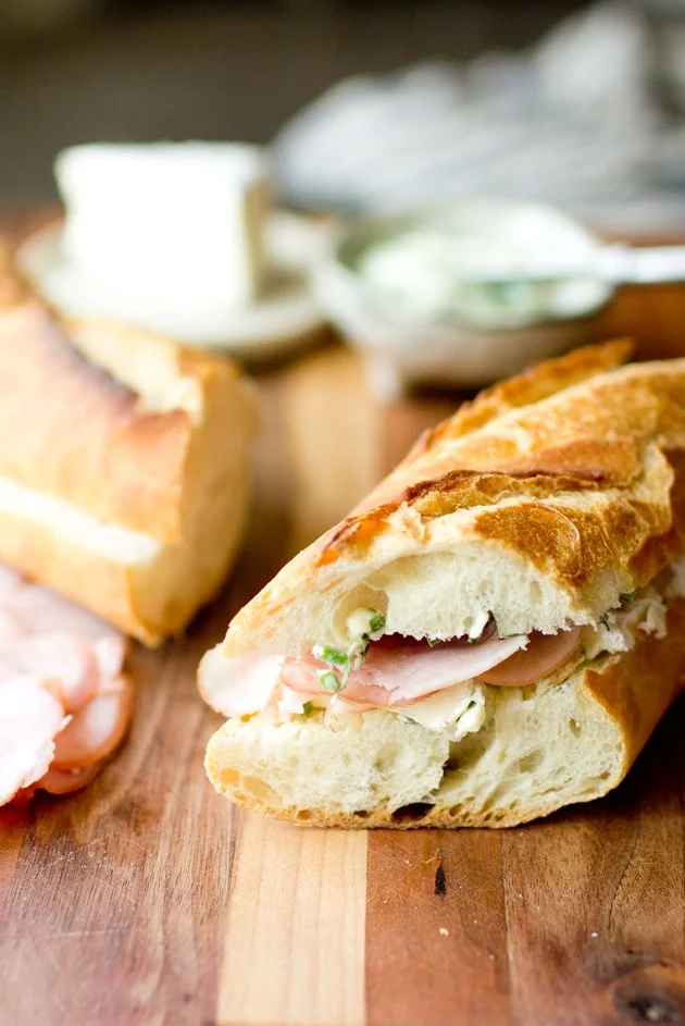 Dinner To Go...Parisian Ham Sandwich