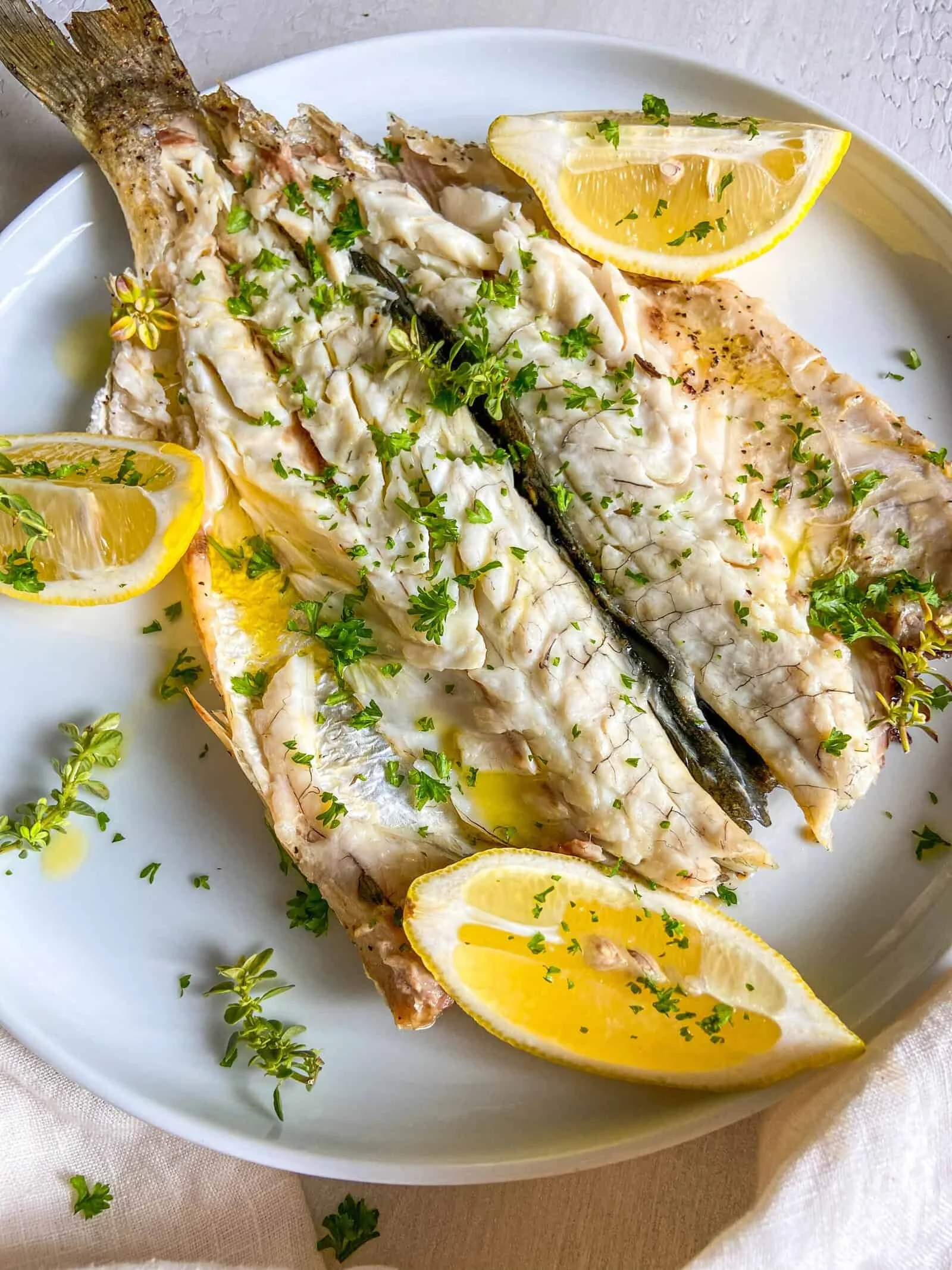 Dinner To Go...Seared Branzino