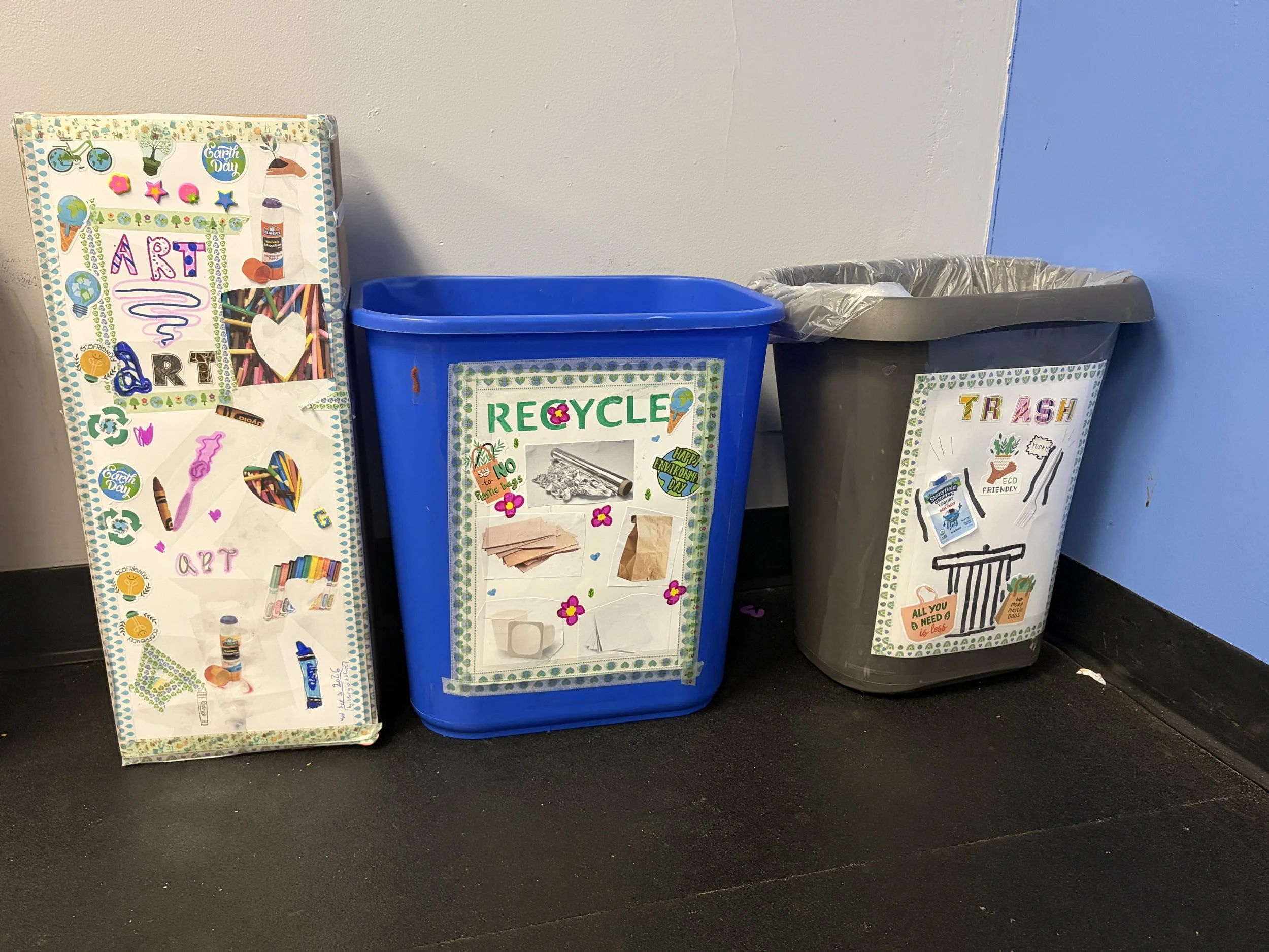 Writing Happy Mail &amp; Creating Our Recycle Centers!