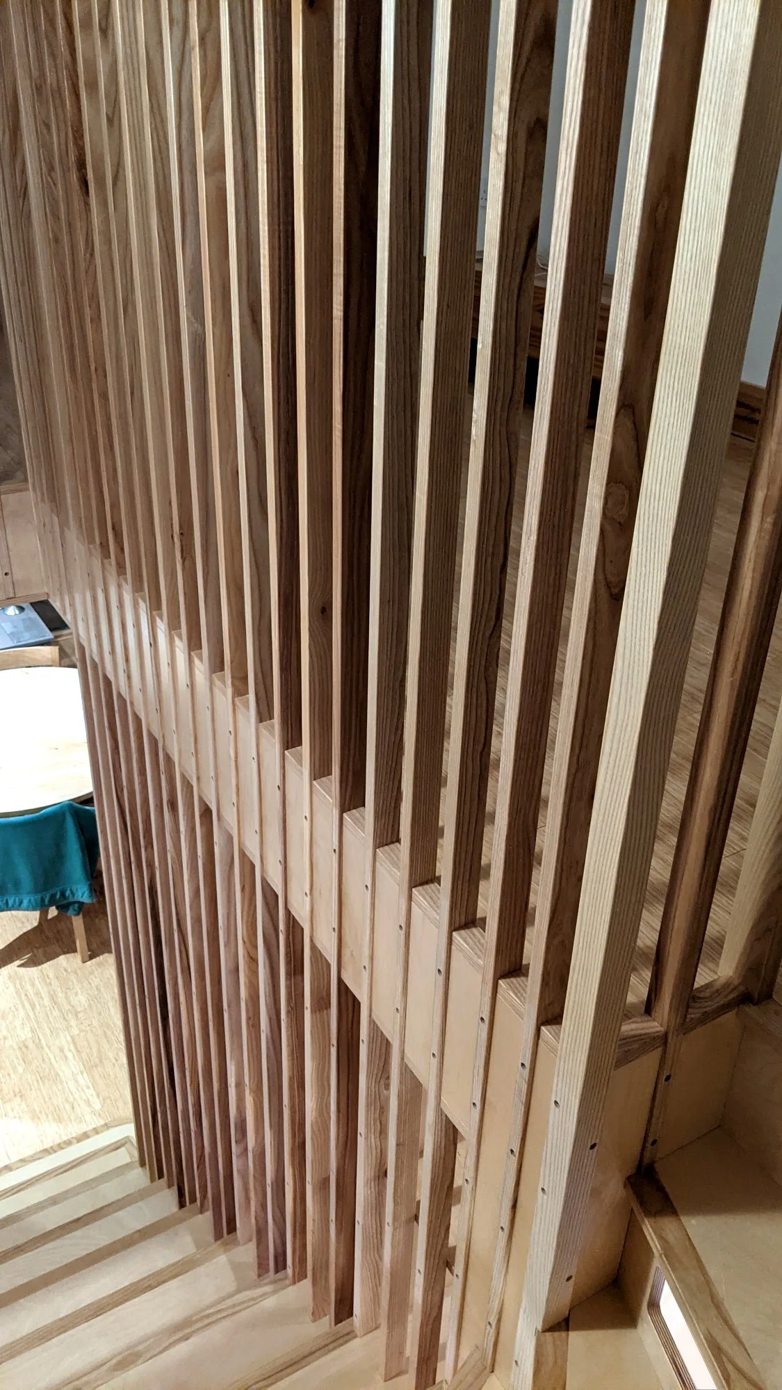 8. Simm Stair spindles from stair.JPG