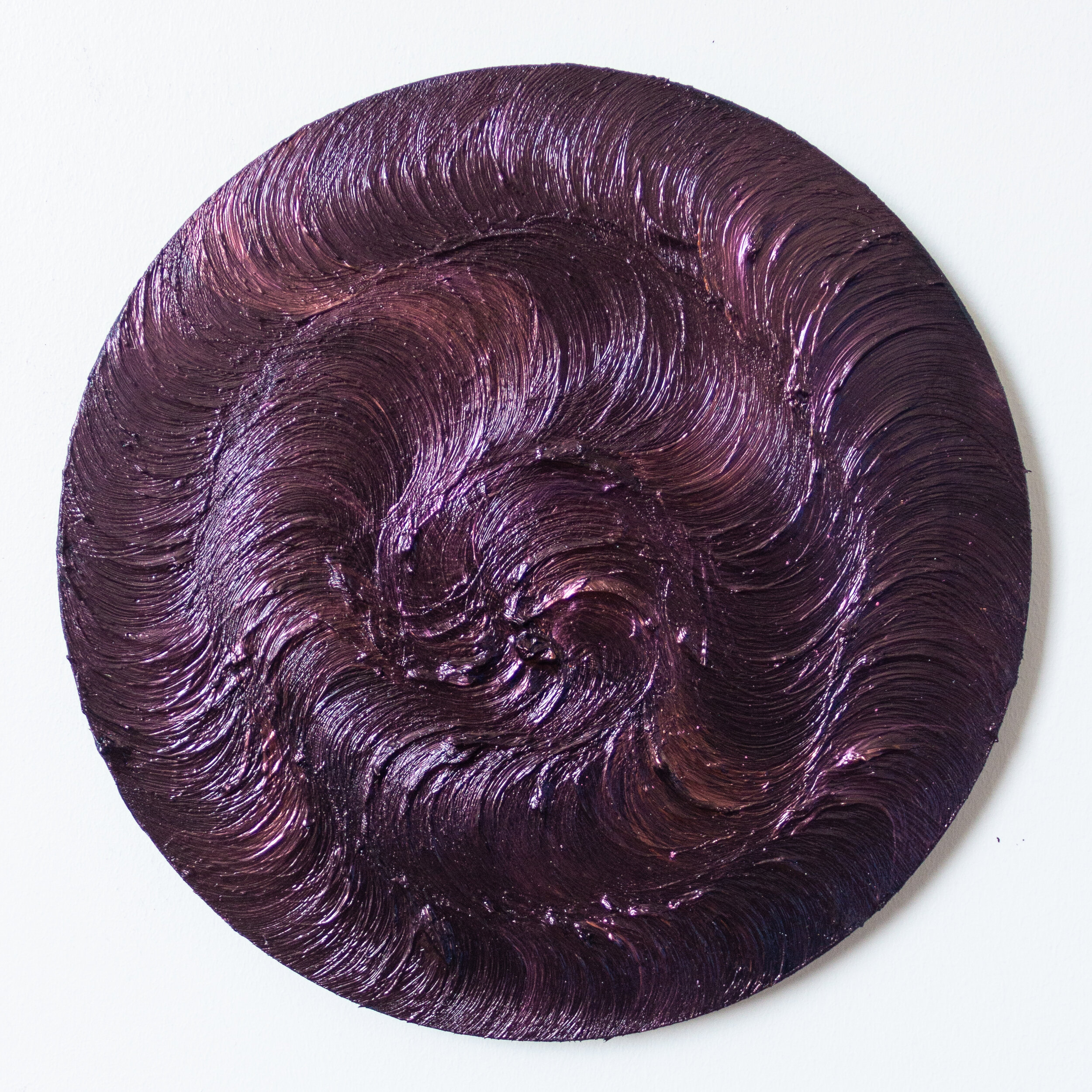 New Growth #5,
16 in dia,
Acrylic on canvas,
2021