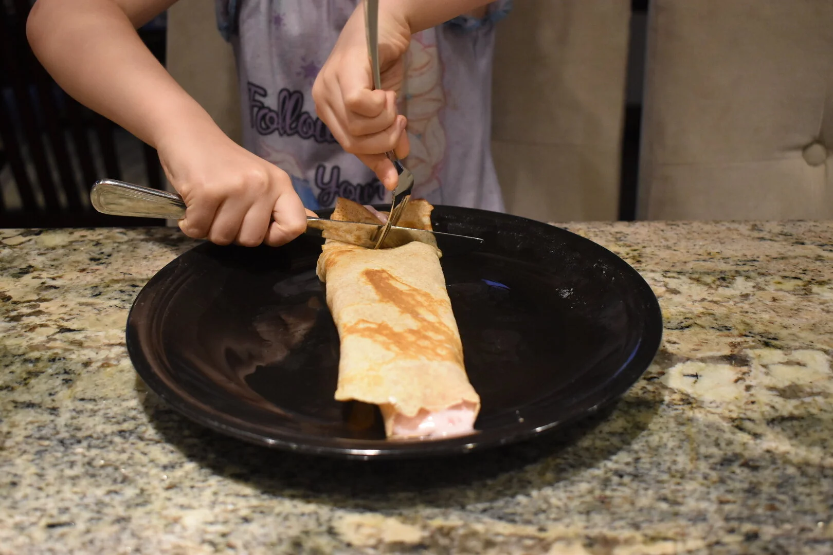 Her Eyes Are the Sky, Her Skin is the Clouds, and She Loves Crepes.