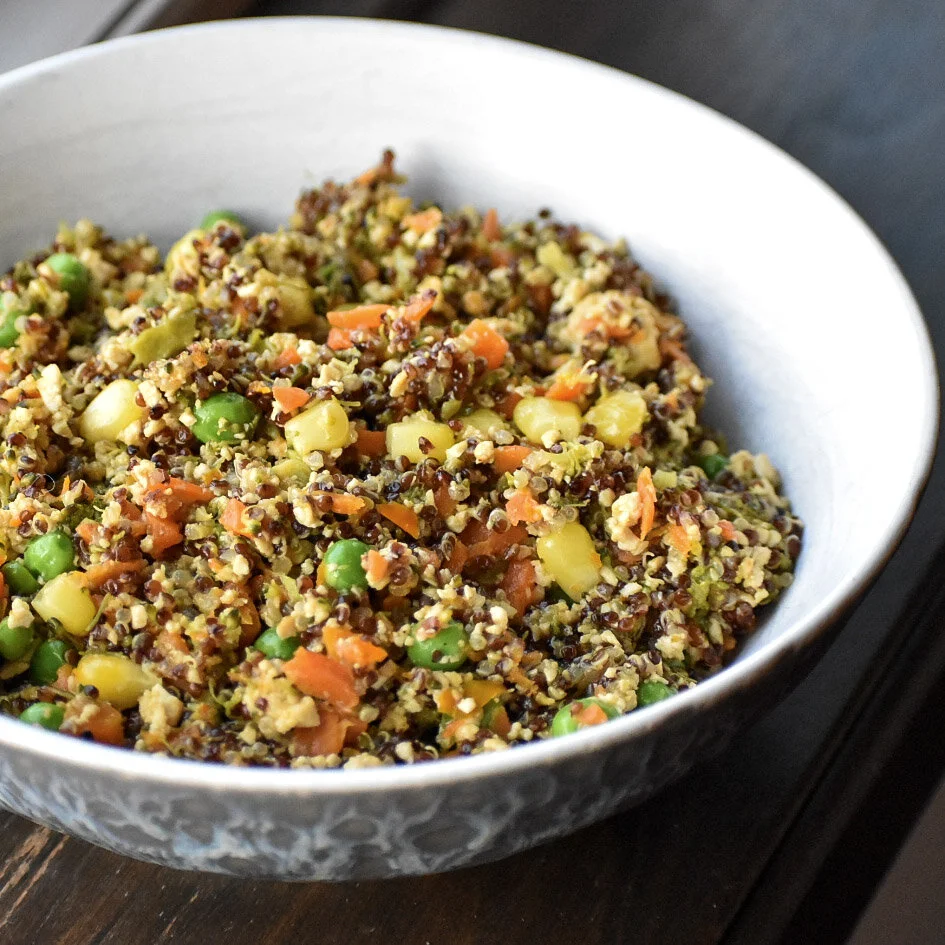 Speedy Stir Fried Quinoa