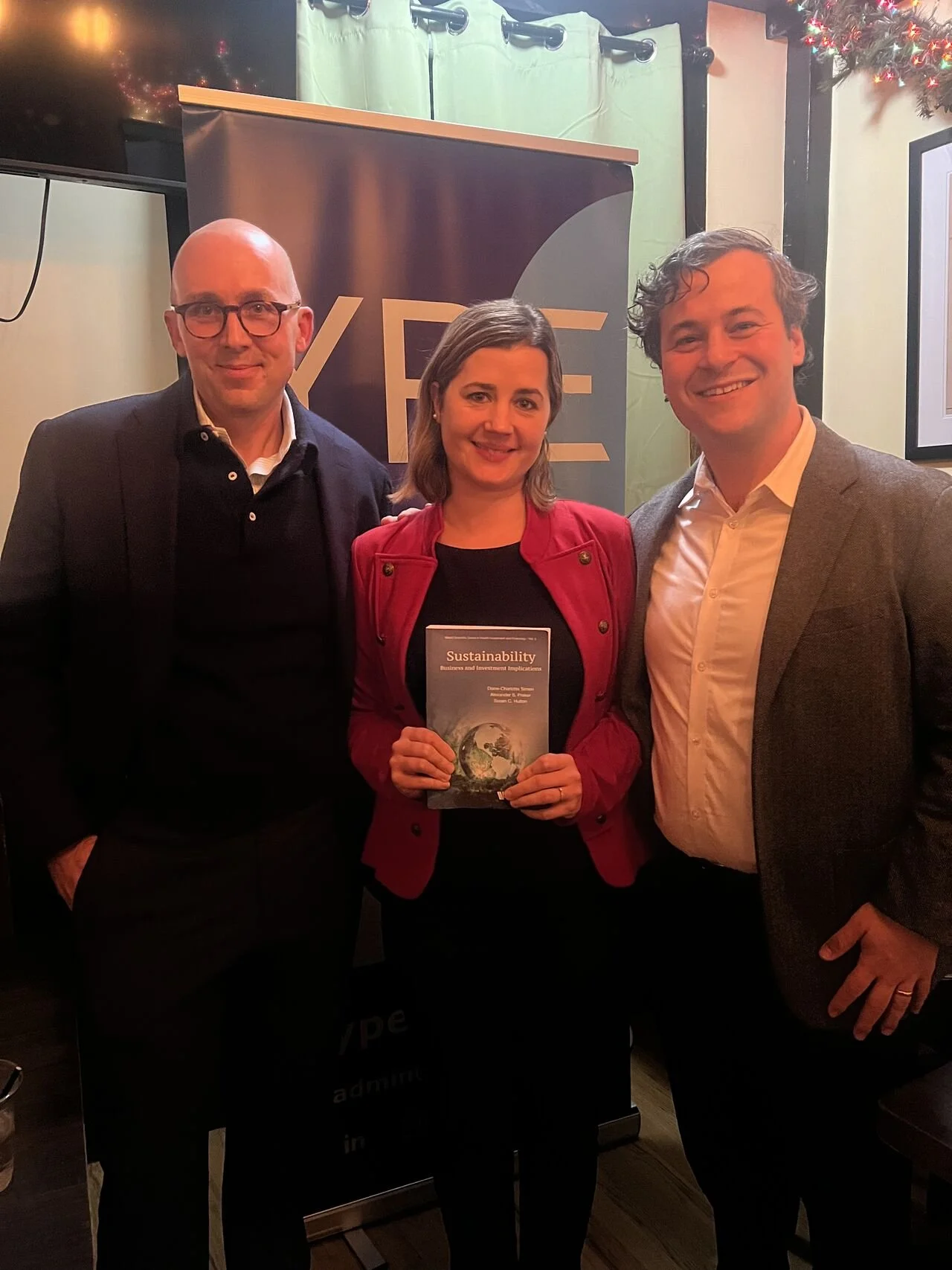 December 2025 - Diane-Charlotte Simon introduced her book "Sustainability: Business and Investment Implications" about corporate sustainability, sustainable finance and the transition to a lower carbon economy 