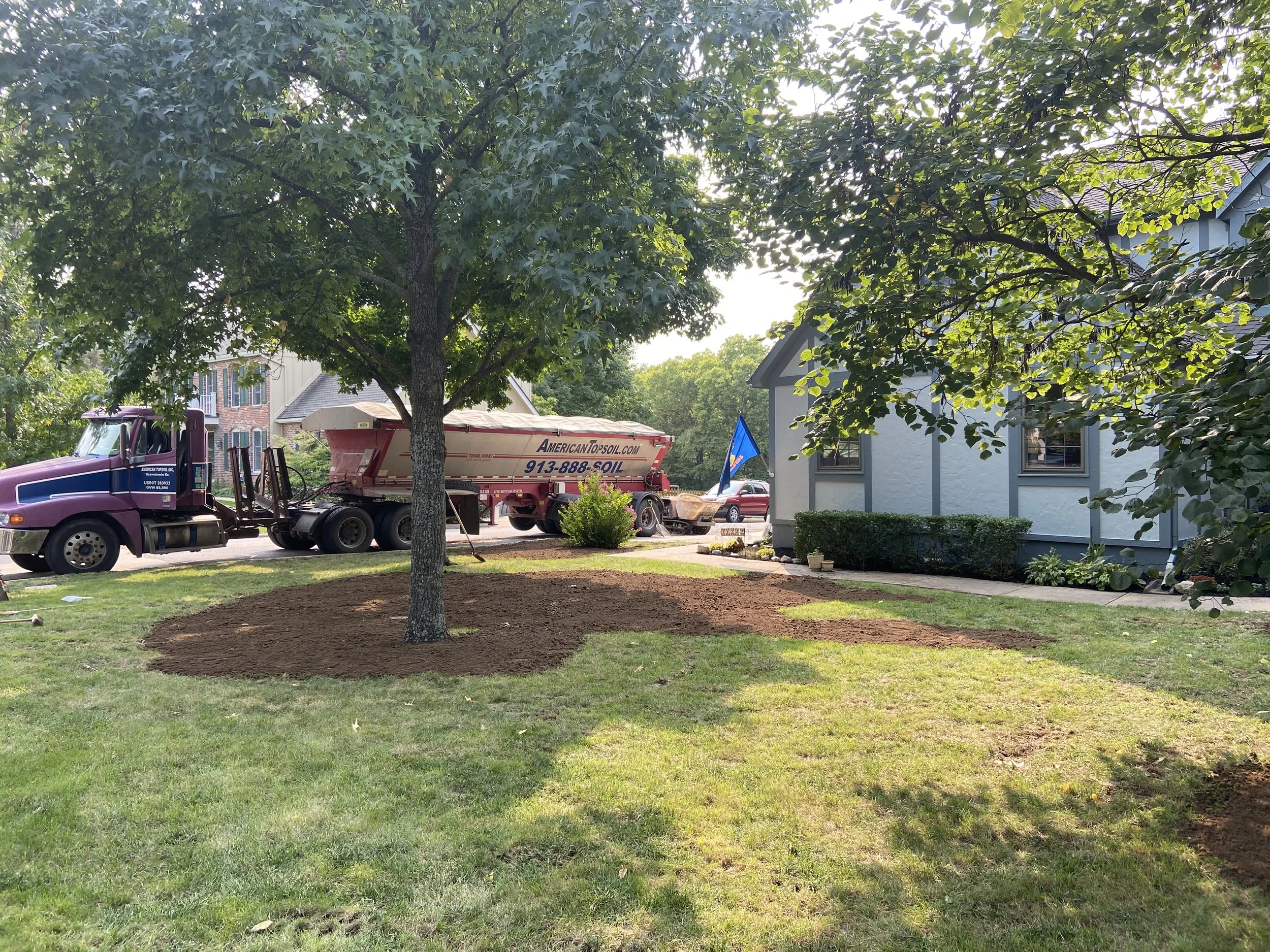 American Topsoil Delivered & Spread