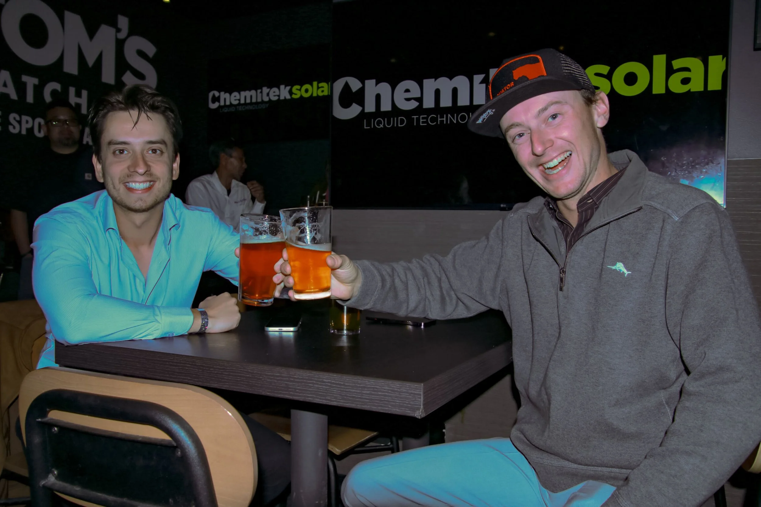 Tomas and Jake happy to win