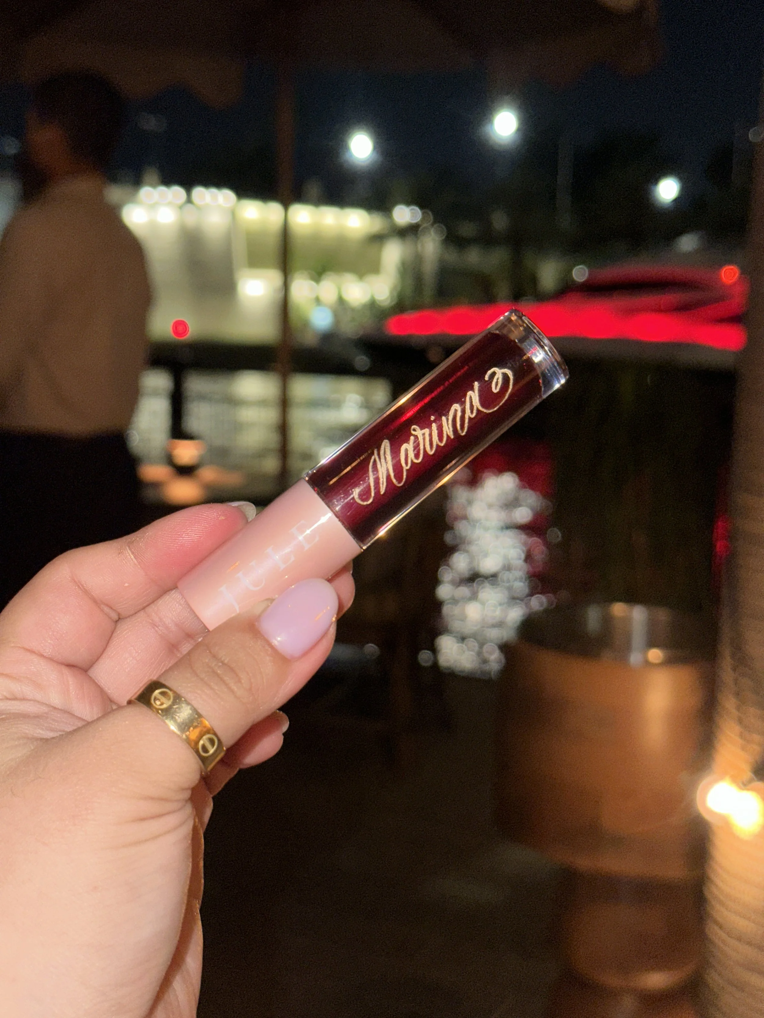 Jule Lip Gloss at Casa Neos - Live Engraving at the Miami Swim Week Closing Celebration