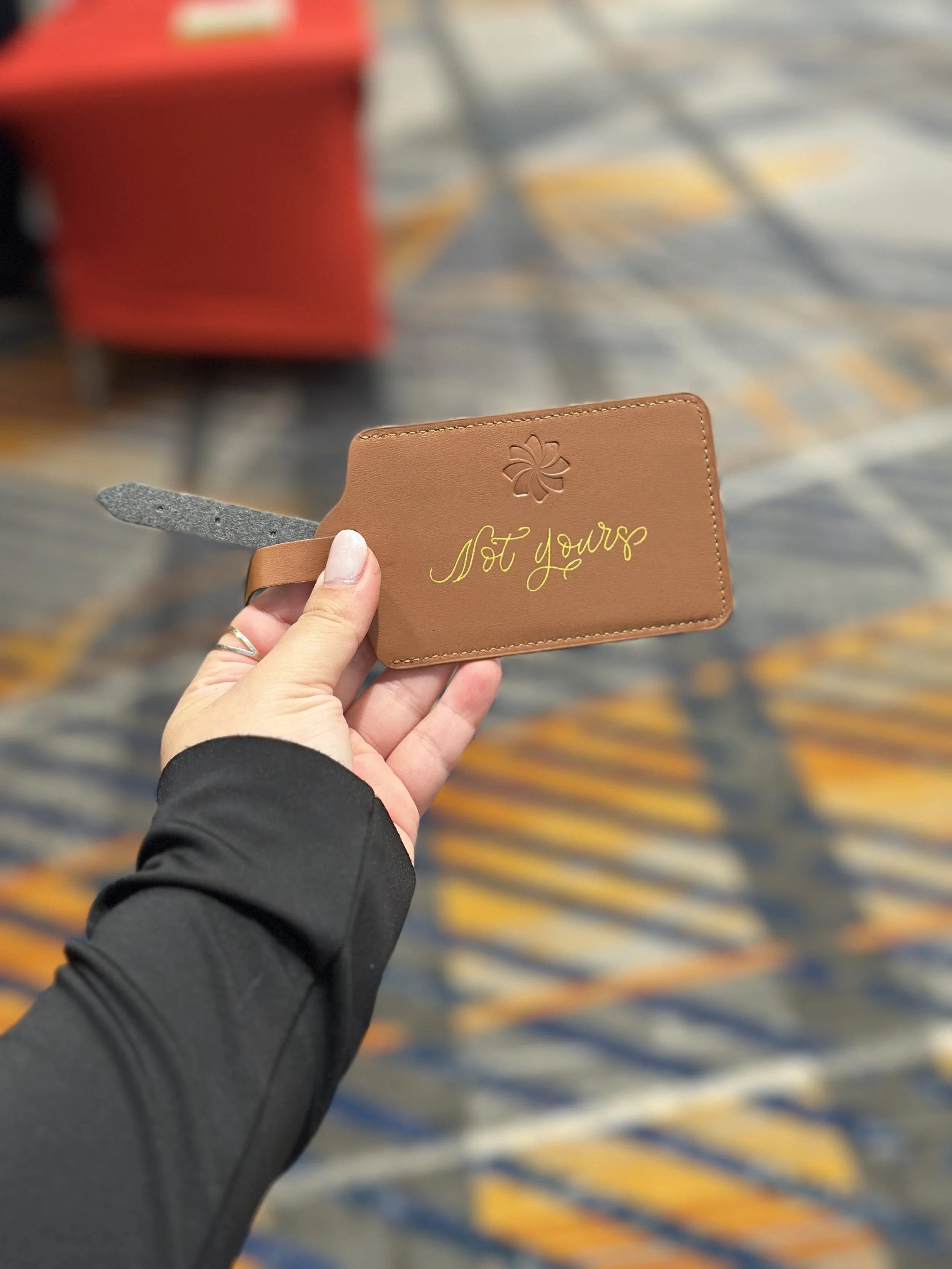 Live Engraving and Heat Foil Embossing at ParetoHealth Conference in Palm Springs