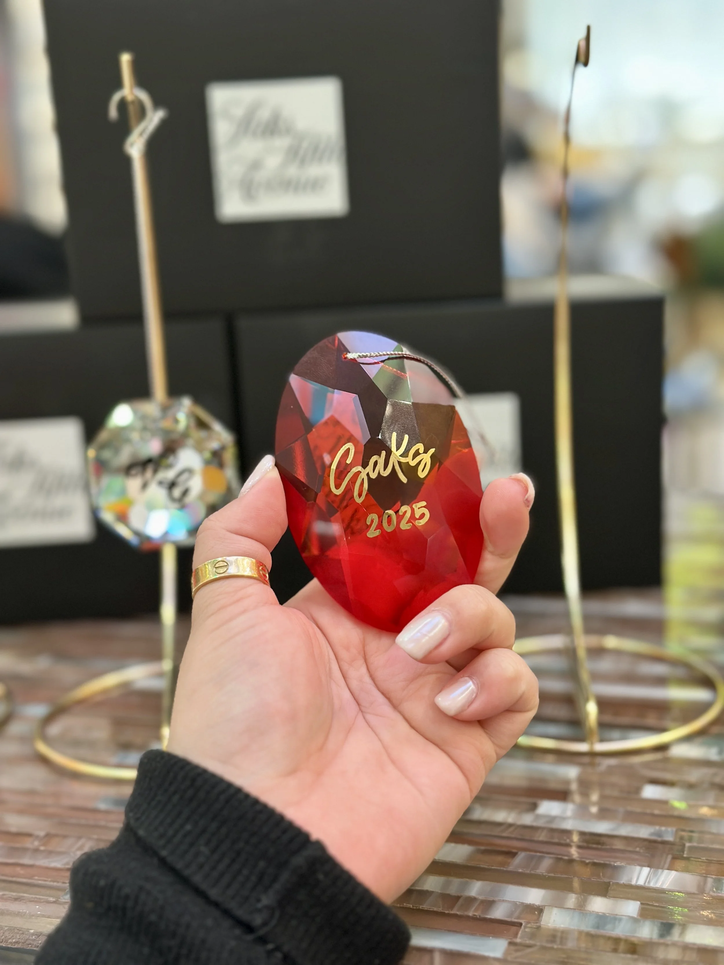 Holiday Calligraphy at Saks Fifth Avenue’s Iconic NYC Flagship