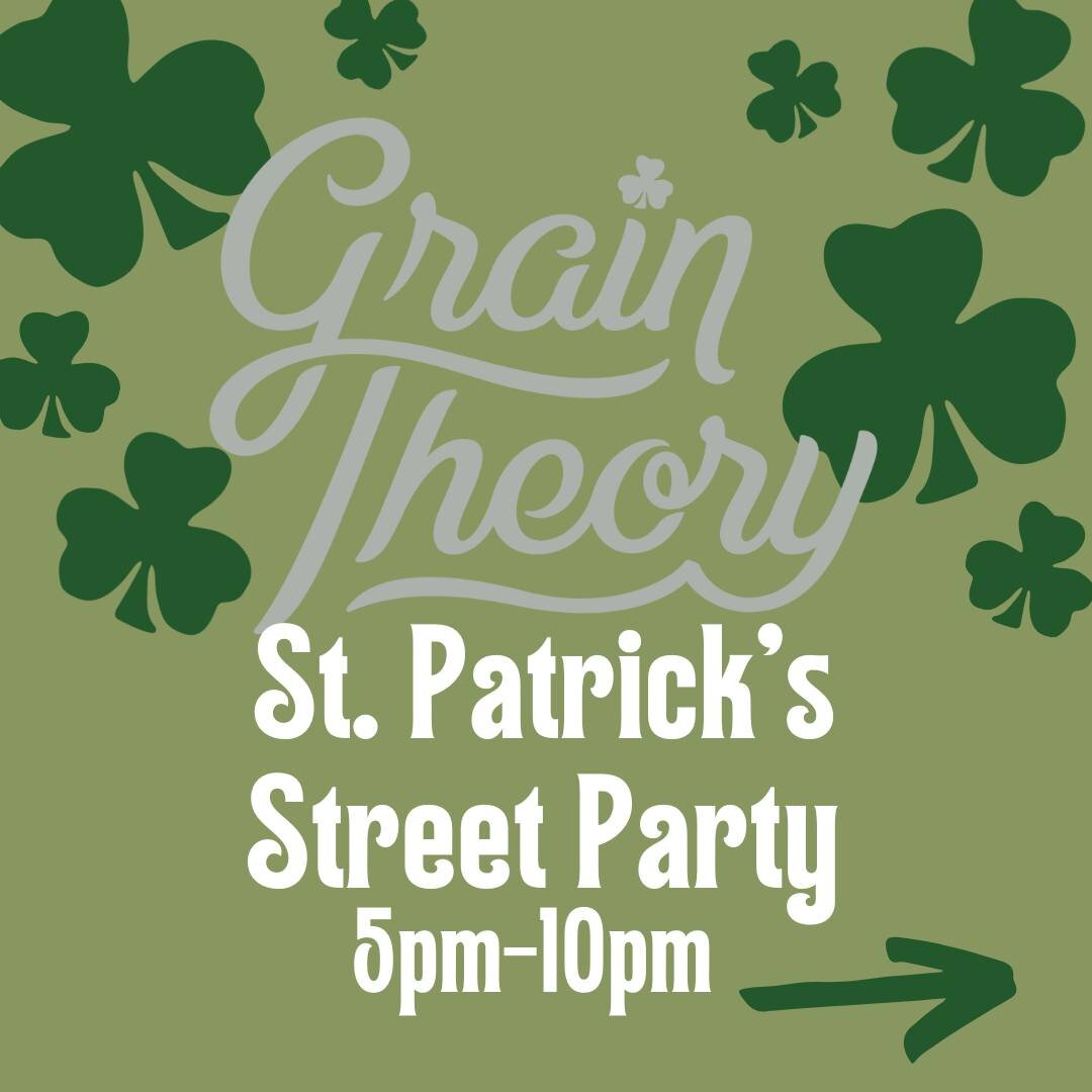 It' Erin GO Braugh time!! Our street party starts tomorrow at 5pm, and we're ready to (sham)rock and roll🍀🍻

Here's what you need to know for all the shenanigans: 
- We're open for breakfast tomorrow at 9 if you want to start the party early 🥂
- O