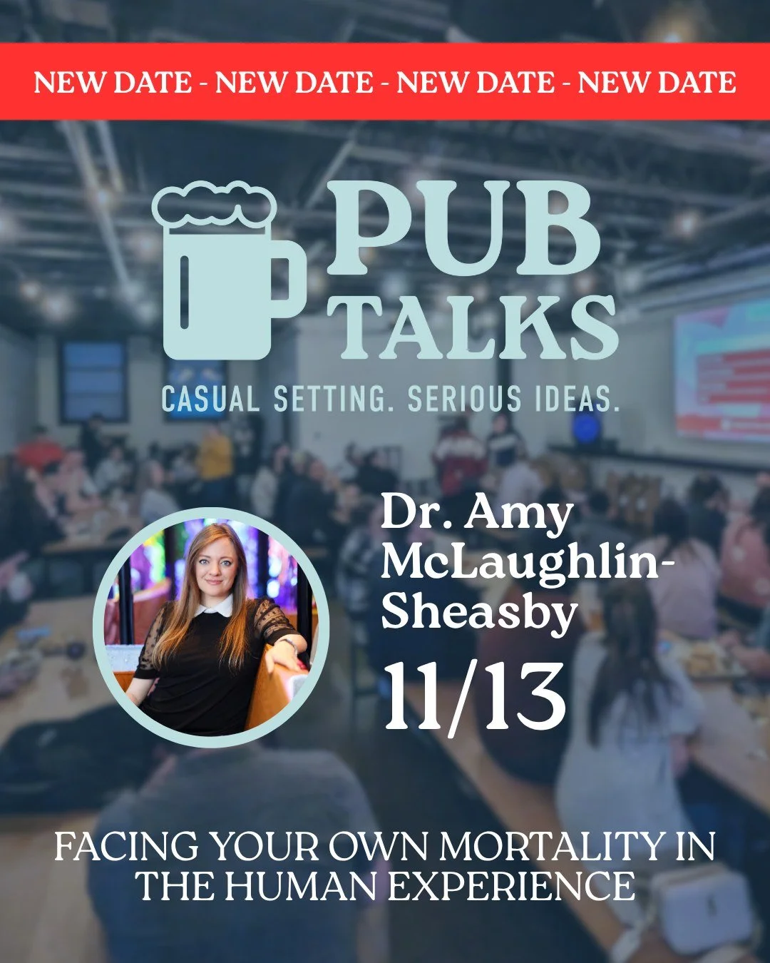 🎤 The next Pub Talks session is just around the corner! Join us on November 13 as we welcome guest speaker Dr. Amy McLaughlin-Sheasby ⬇️
🎟️ Tickets are live now—grab yours through the link in our bio.
Hosted in partnership with @seven.and.o