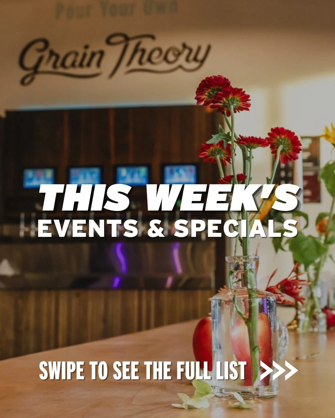 🎉 Plenty happening at Grain Theory as we head into the holiday week! Here&rsquo;s what&rsquo;s coming up:

🦃 Thanksgiving Hours &mdash; We&rsquo;ll be open Wednesday, Nov 26 from 9 AM&ndash;4 PM, closed on Thursday for Thanksgiving, and back to reg