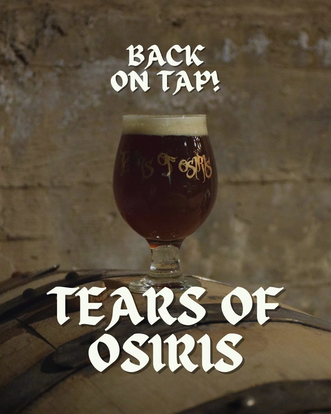 It&rsquo;s a big day at Grain Theory &mdash; and the kind of release we look forward to all year. 🍻❄️

👁️&zwj;🗨️ Tears of Osiris III &ndash; Belgian Pentabier (17%)

Our winter giant returns &mdash; a 17% Belgian ale brewed for patience, celebrati