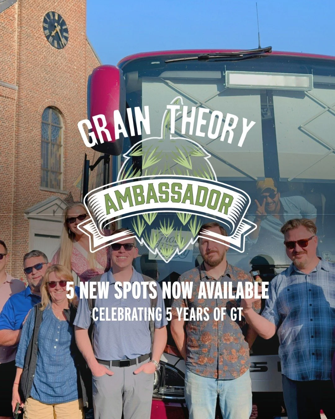 To mark our 5th anniversary, we&rsquo;re opening up 5 Grain Theory Ambassador memberships. That&rsquo;s it. Five spots.

This has only happened twice before: once when we opened our first location, and once when the production brewery came online. Th