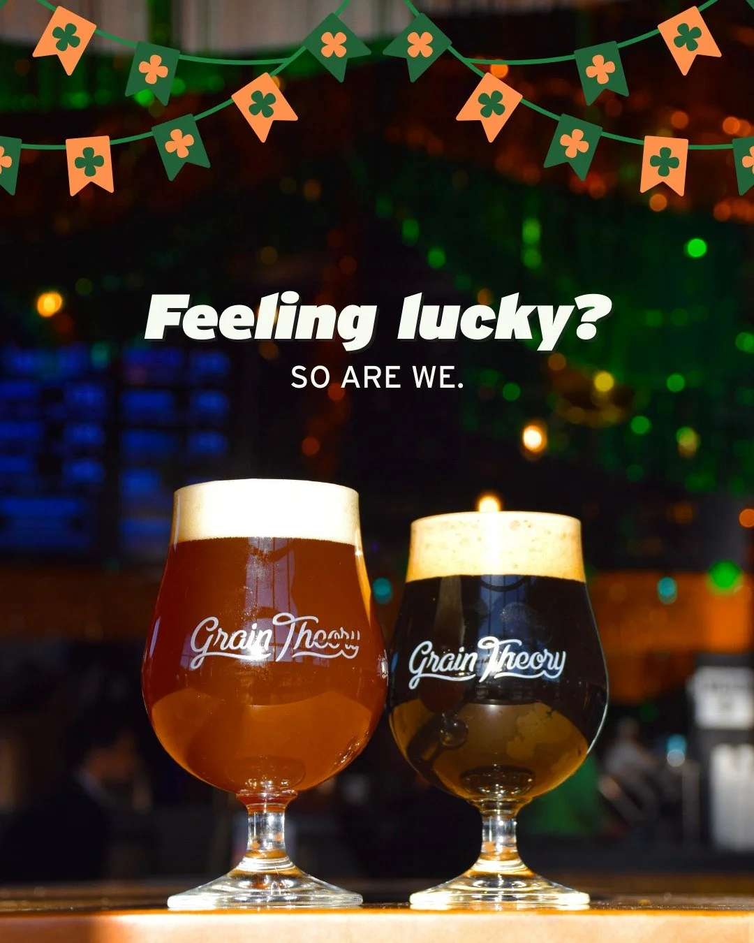 The taps are looking a little more Irish today. 🇮🇪

Happy St. Patrick&rsquo;s Day. Our Irish beers from this past weekend&rsquo;s street party are now pouring in the main taproom. If you tried them Saturday, you already know. If not, now&rsquo;s yo