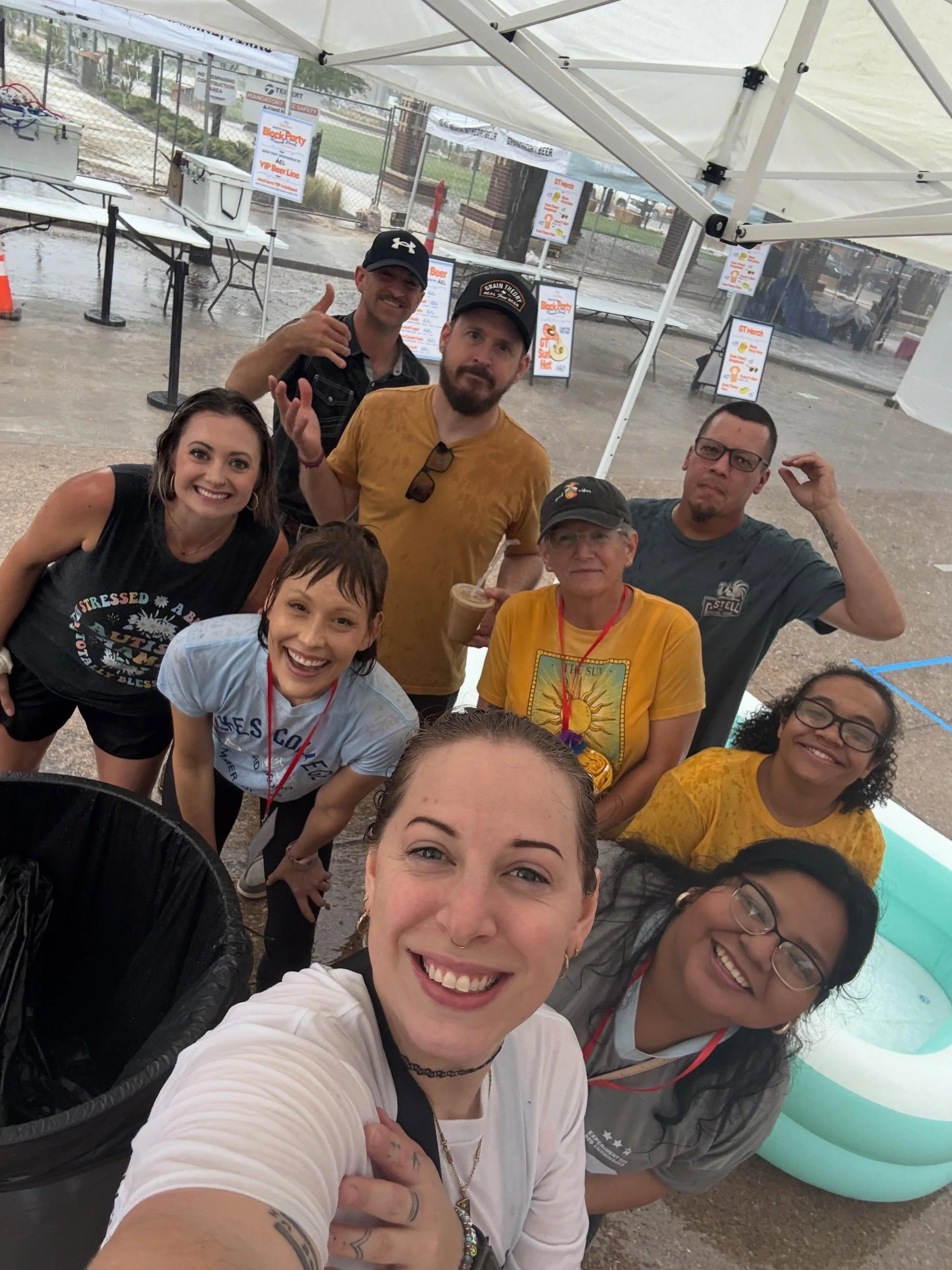 🏖️103 people worked in the rain yesterday from 8:00am to midnight to make Block Party happen. Today, we say thank you to our Volunteers ⛈️

☀️Even though it&rsquo;s only one small block, the amount of work that it takes putting this event on is asto