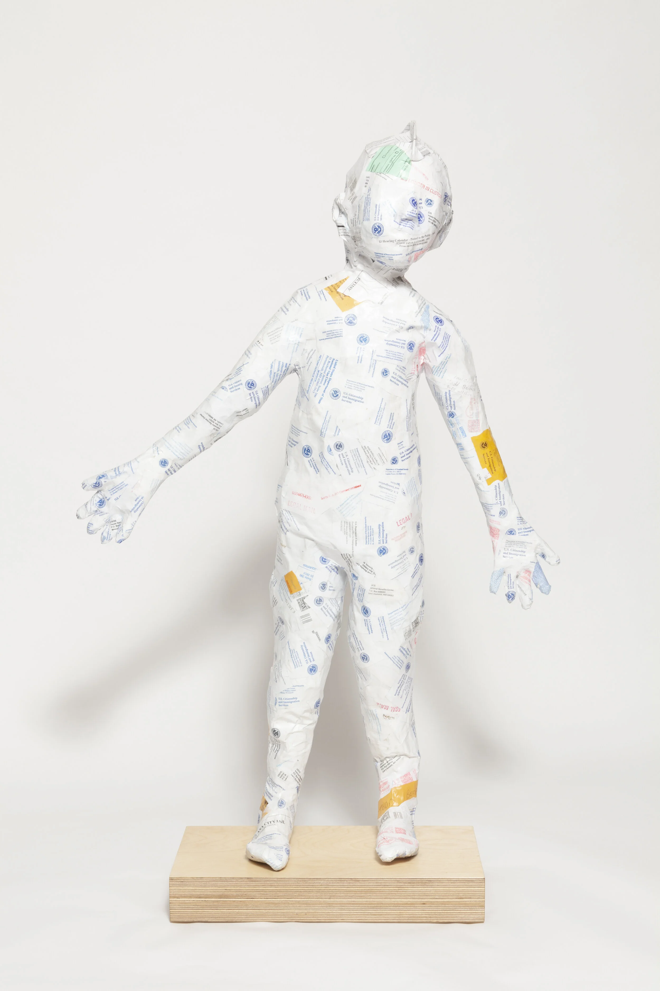 "mountain", 2019, ??, paper and packing tape