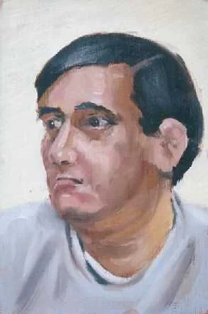 1993, 8" x 12", oil on board