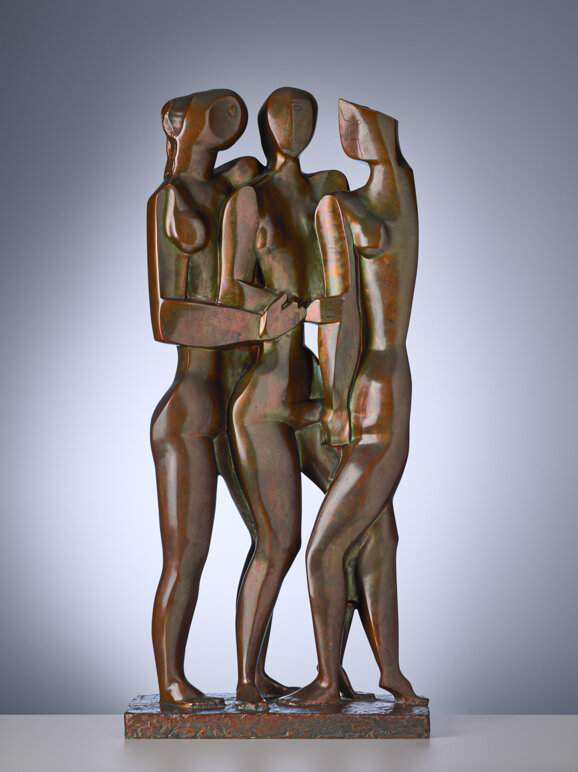 Ossip Zadkine (1890–1967), The Three Graces, 1950
