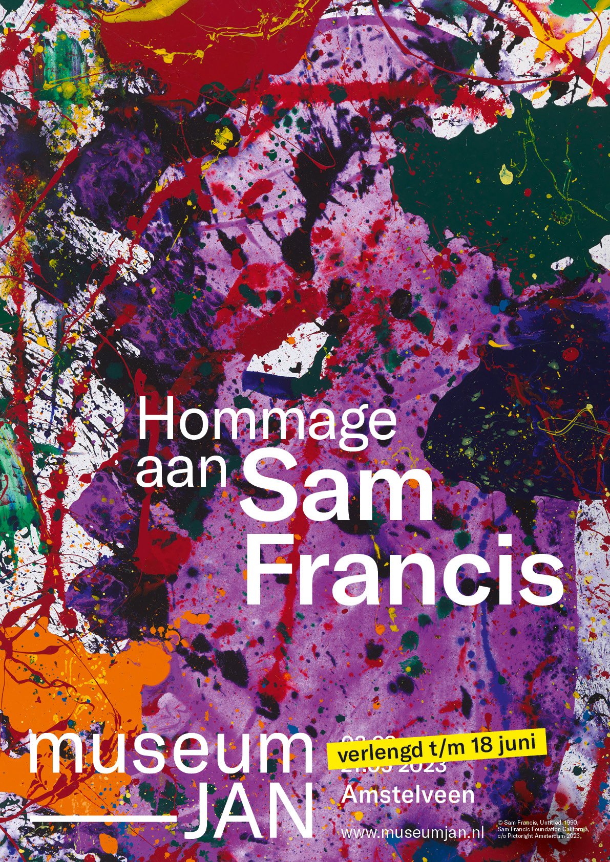 Hommage aan Sam Francis 