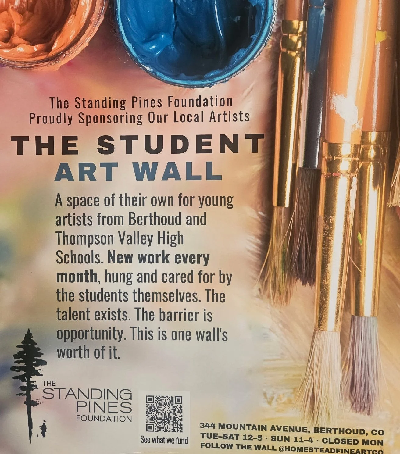 Homestead Fine Art Gallery Introduces The Student Art Wall