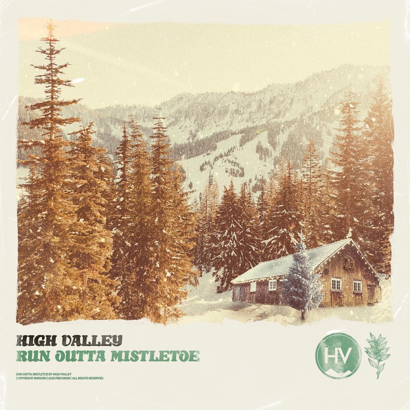 Christmas vibes for the new single from @highvalleyofficial &ldquo;Run Outta Mistletoe&rdquo; 🌲